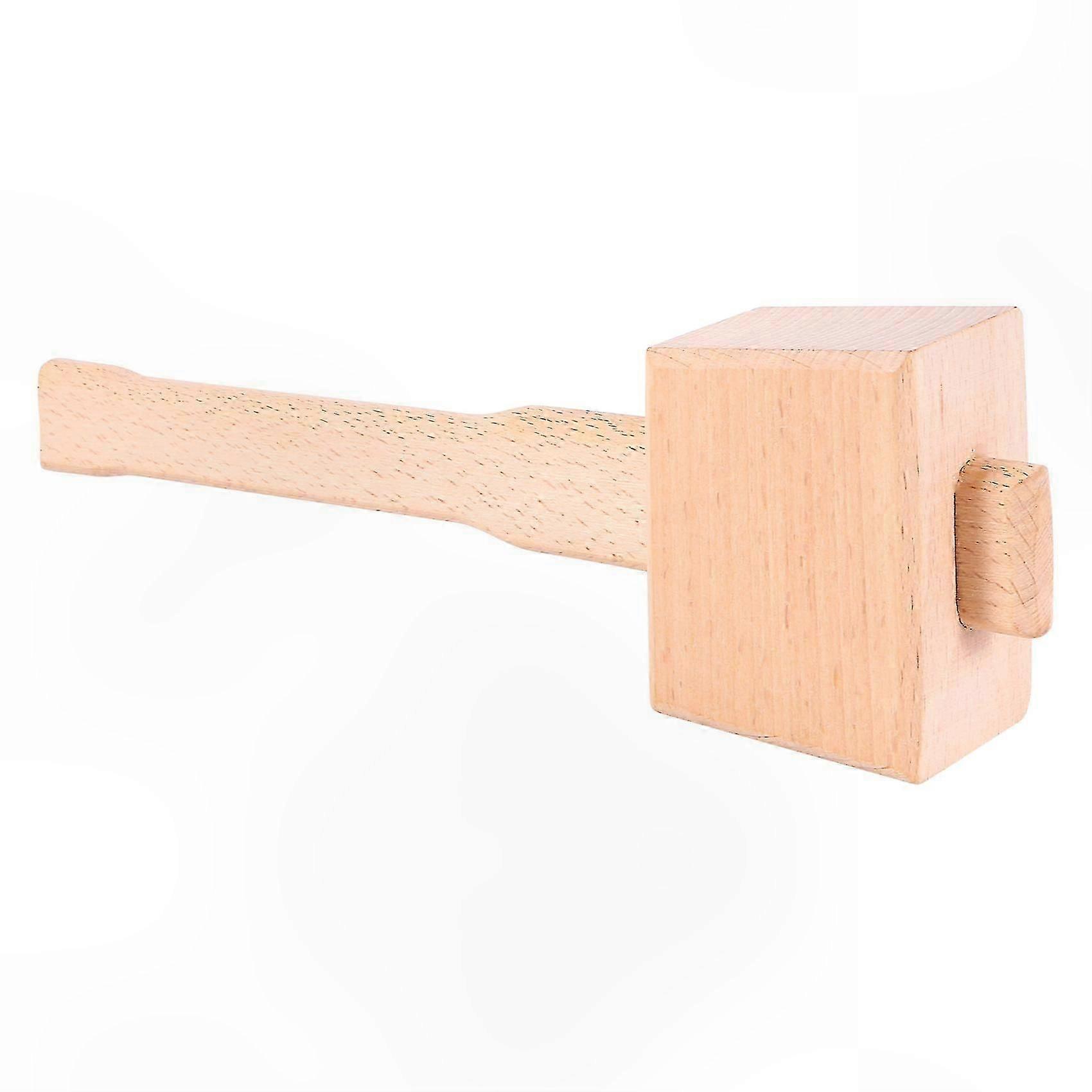 250mm Solid Beech Wood Mallet Handle for Carpentry and Woodworking Projects
