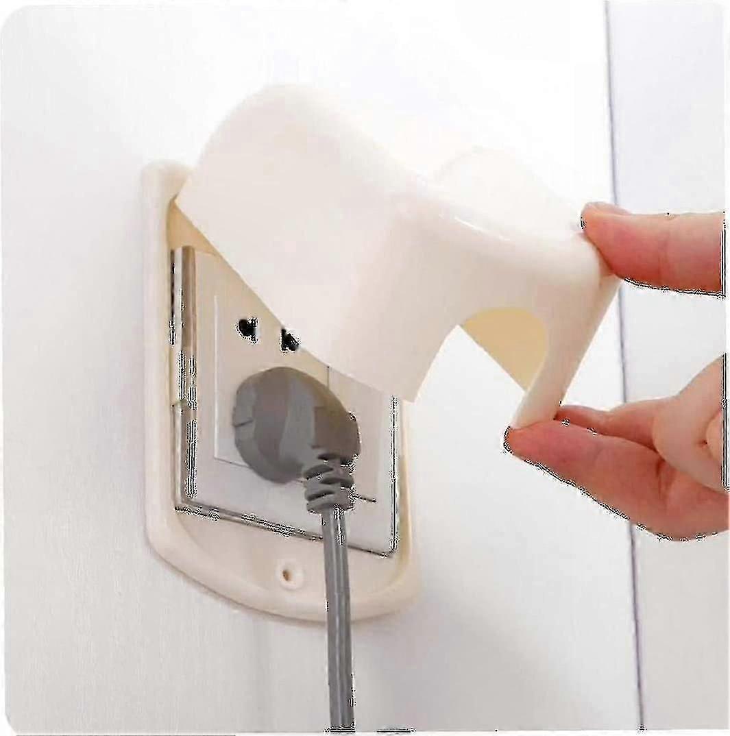 Baby Safety Plug Covers, Plastic Dustproof Socket Protectors, Waterproof Switch Cases for Home Use