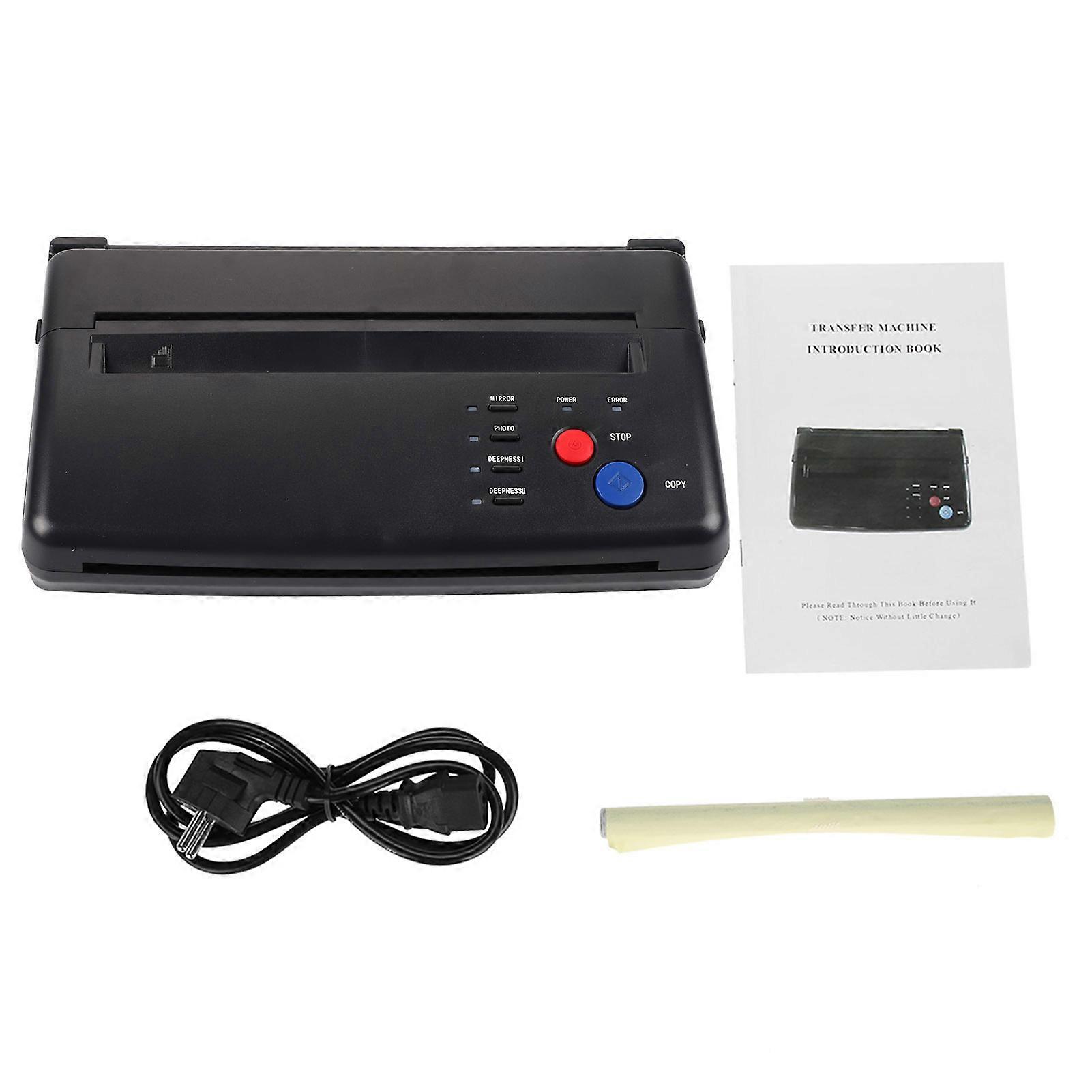 2Types Portable A5 A4 Paper Tattoo Transfer Stencil Thermal Copier Printer Machine -