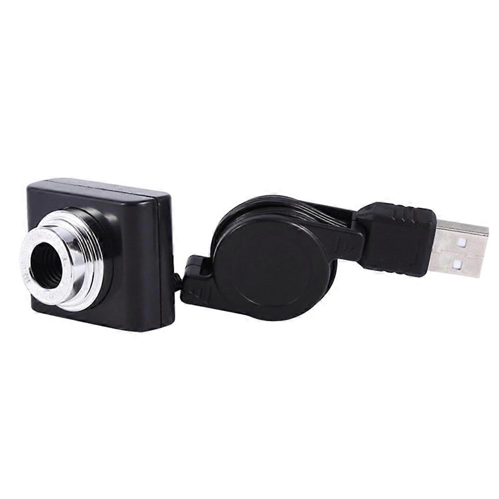 Practical USB Computer Camera for Laptop with Durable Plastic and Glass Design Black 120 Degrees