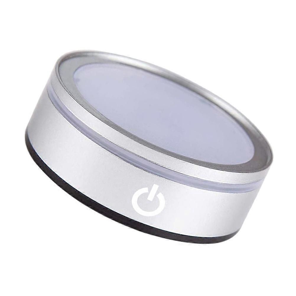 Silver Plastic Touch Sensor lampholder for Stylish Home Lighting Use with Round Shape Design