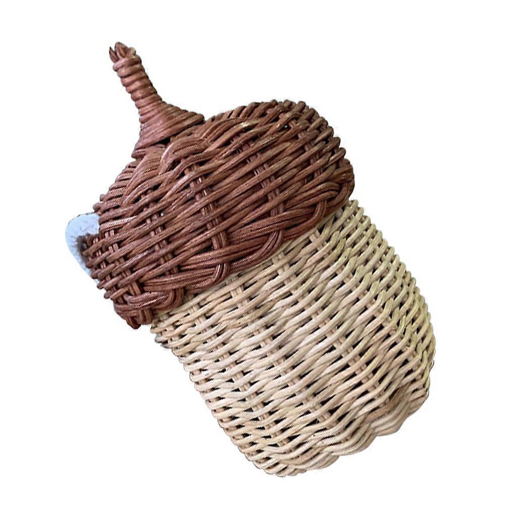 It looks like you're describing a product listing for a **mini rattan handheld bag**! Here's a more polished and professional version of the product