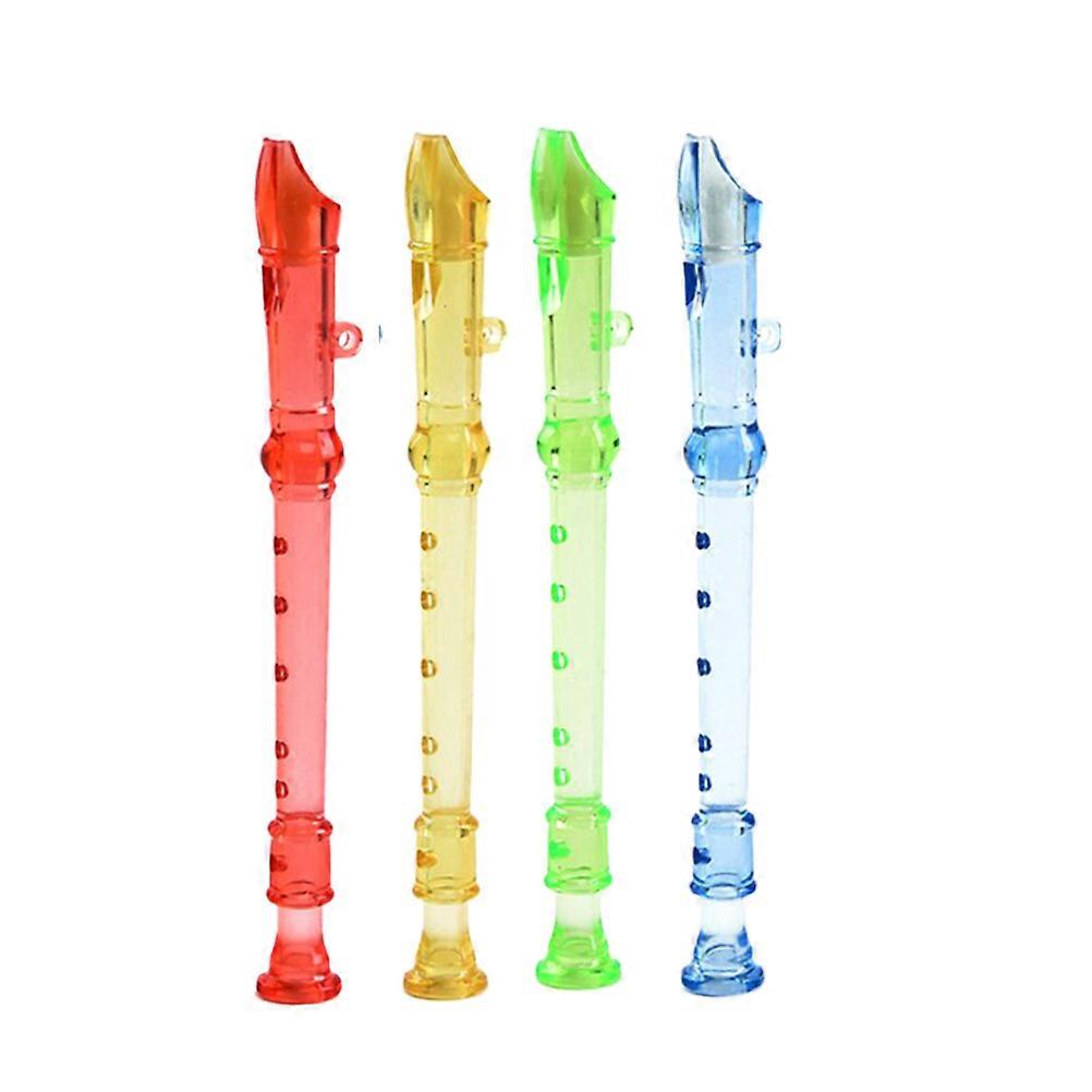 12pcs Transparent Music Flutes Educational Rhythm Instruments for Early Childhood Music Learning & Development, Fun Play for Kids