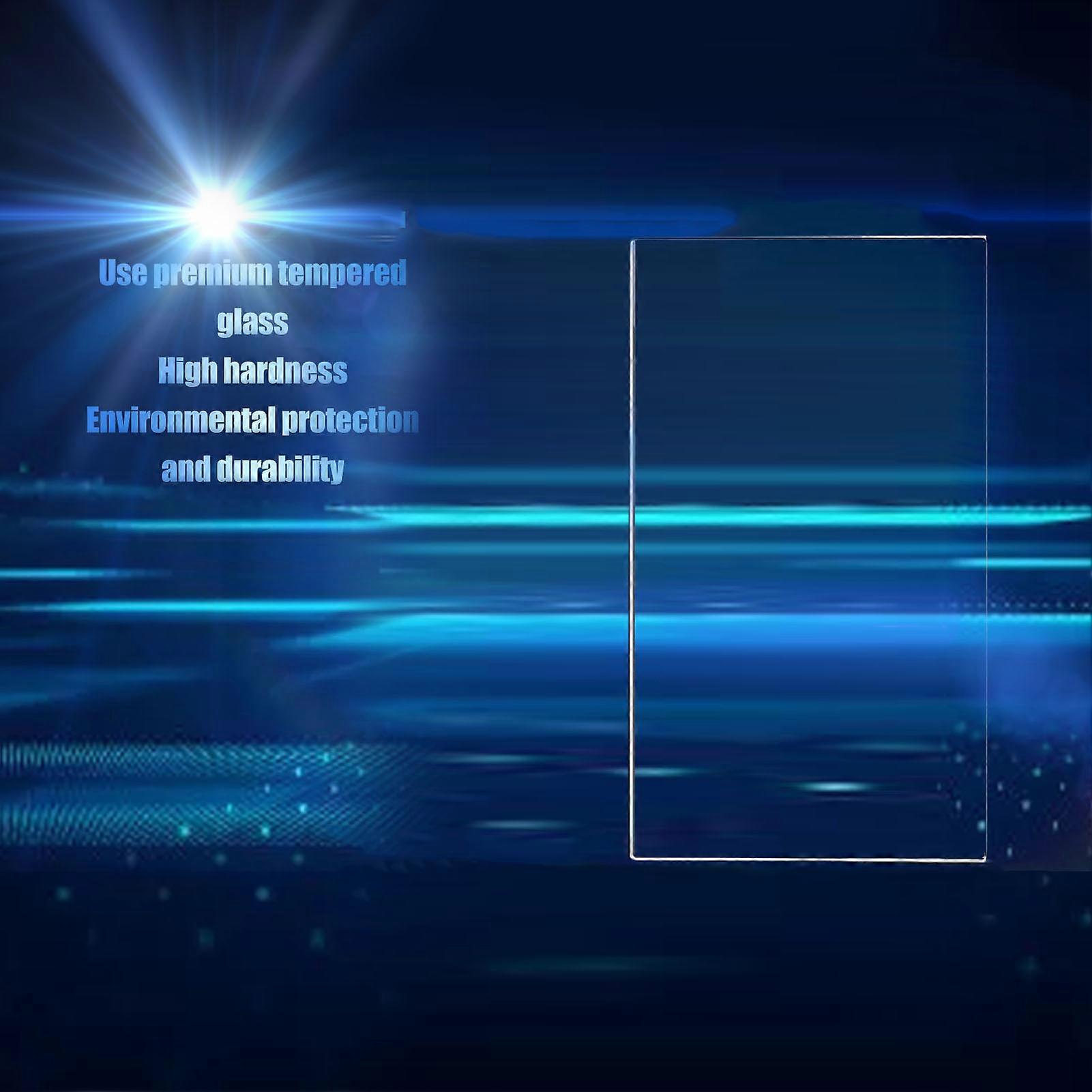 2pcs Tempered Glass Screen Protector Fingerprint Proof High Hardness HD Clear Screen Protective Film for Switch Host 