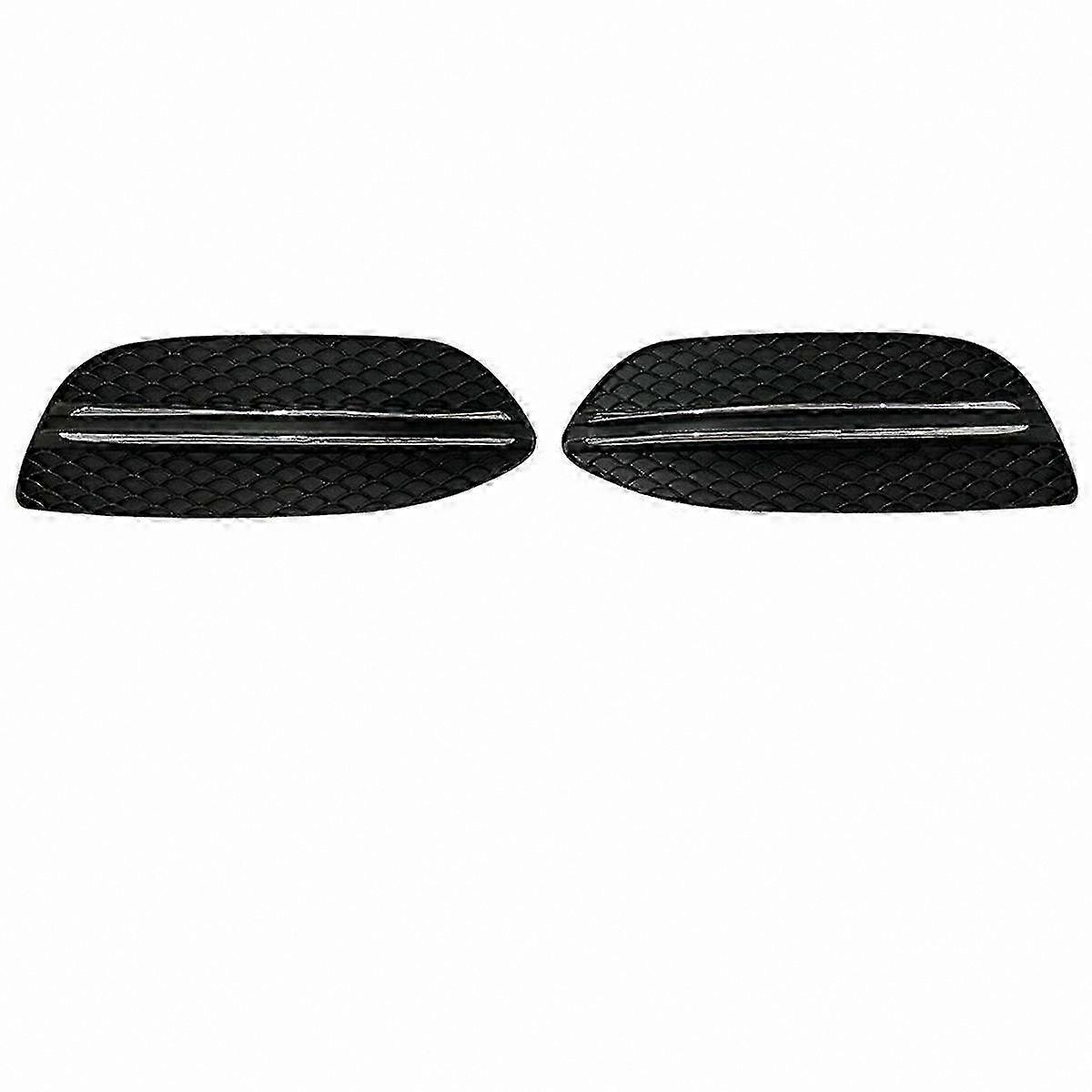 Chrome Grille Fog Light Cover Trim for C-Class W205 Sedan 2015-2023