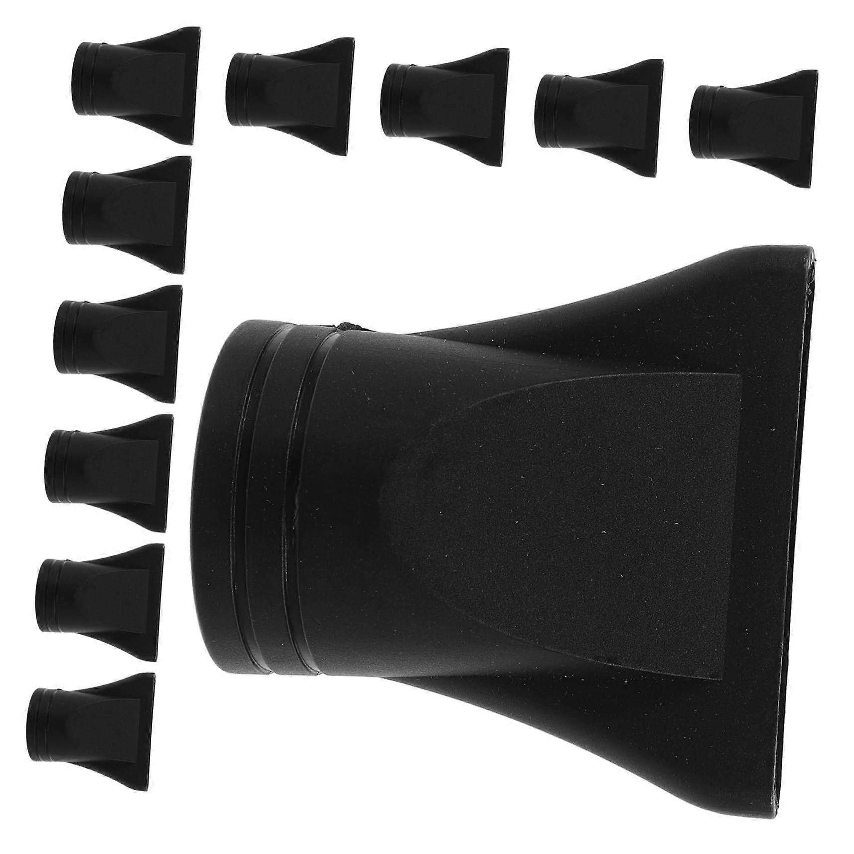 Replacement Parts for Hair Dryer, 20 Pack, Rotating Diffuser Nozzles, Universal Diffuser Attachment, Black