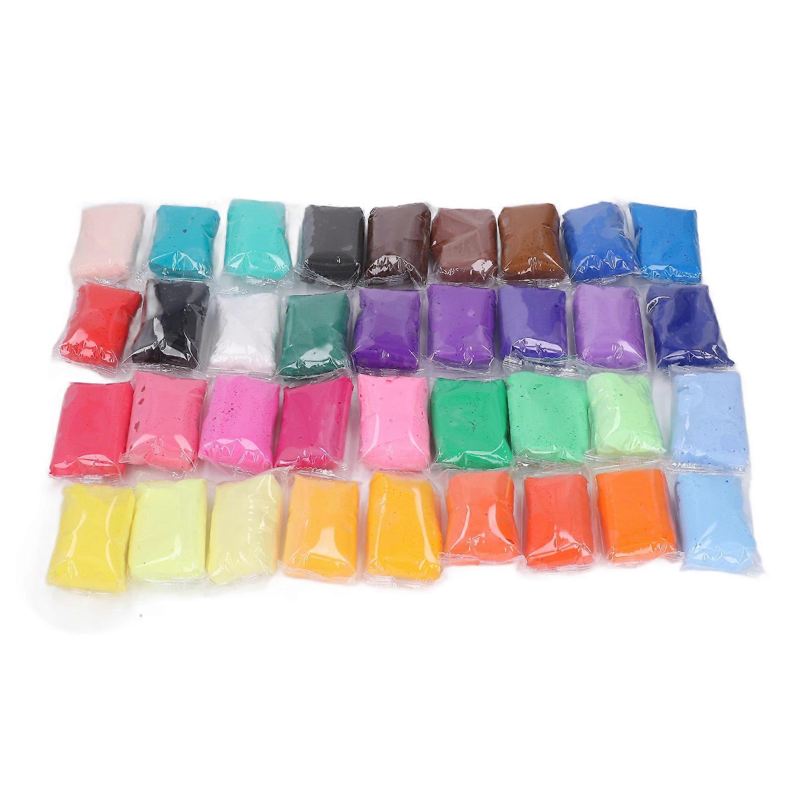 Air Dry Clay 36 Colors Children's Space Clay Color Ultra Light Modeling Clay Hand Made DIY Foam Clay with Tools 