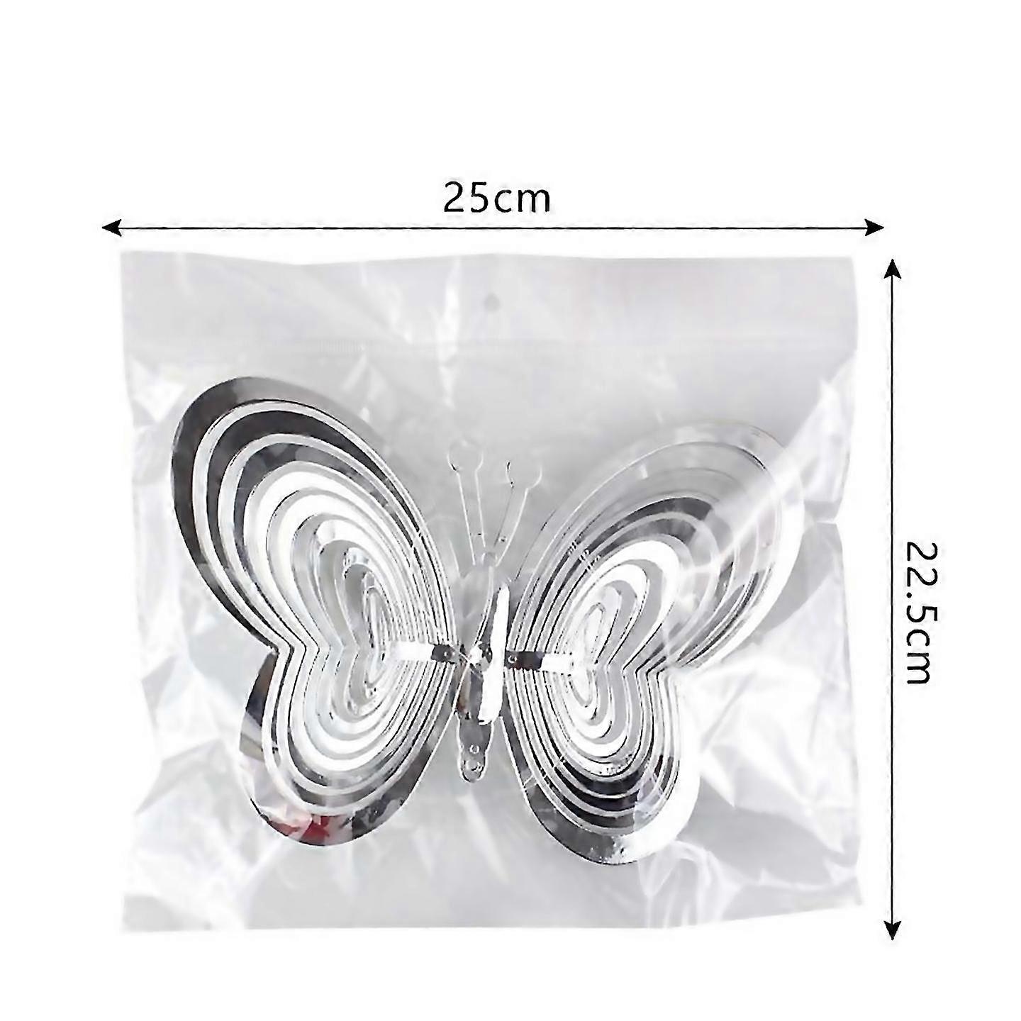 For butterfly wind spinners hanging ornaments rotating wind chime