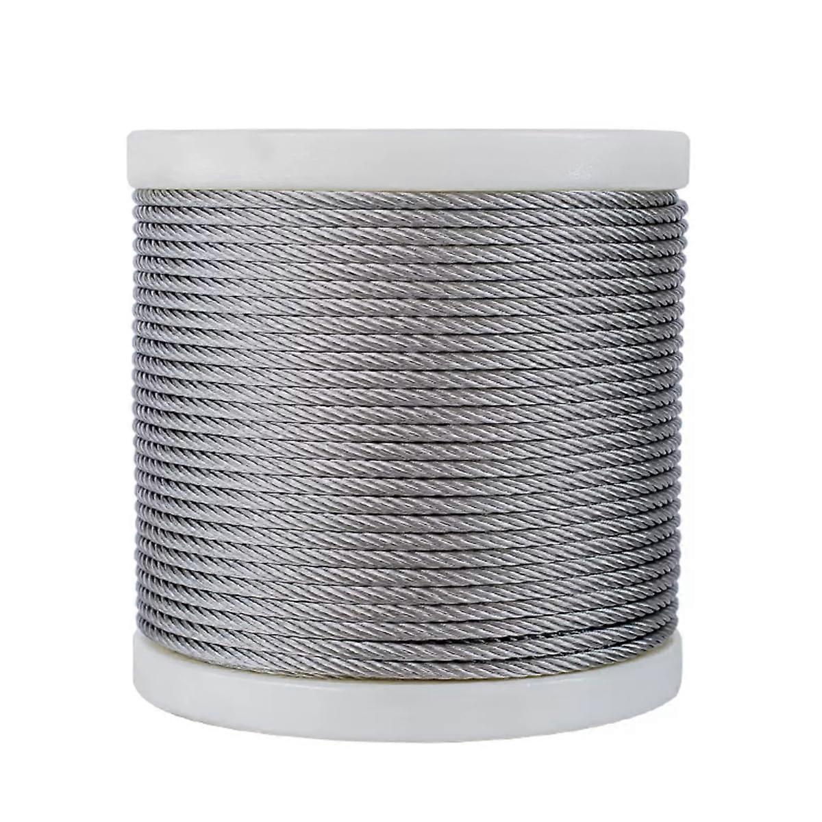 Stainless Steel Wire 7 x 7 Strand Core 304 for Bilge Wire Sculpting Wire, Diameter: 1 mm