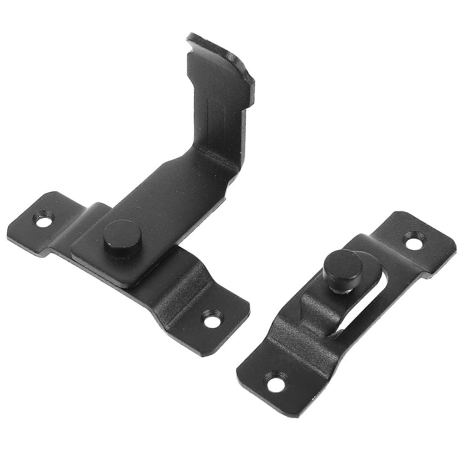 Wooden gate latch, sliding door latch, sturdy door latch for house doors and cabinets, security bolt for additional protection
