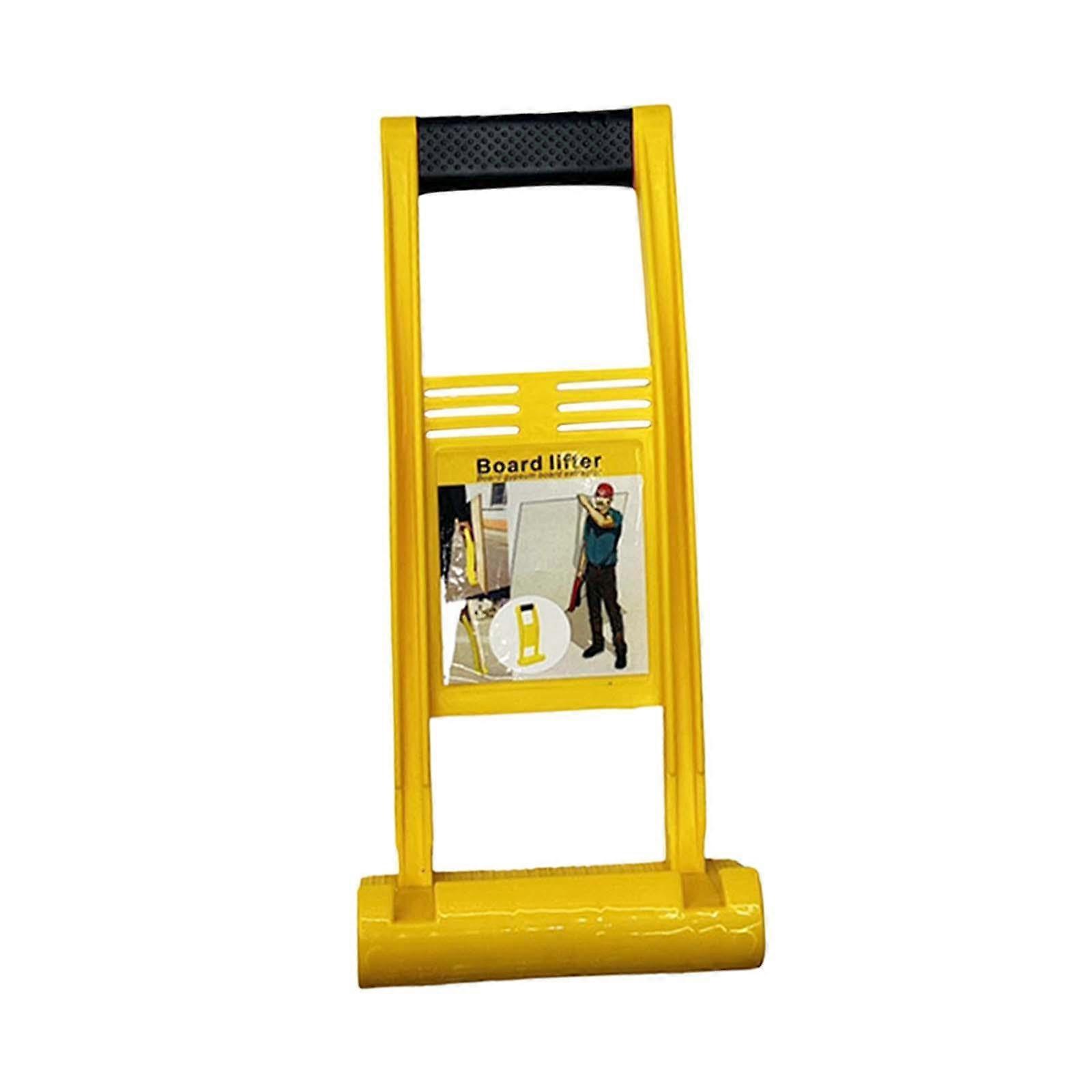"Drywall Carrier Stability with Comfortable Grip Lift and Panel Mover - Drywall Support Frame for Gypsum Board, Yellow"