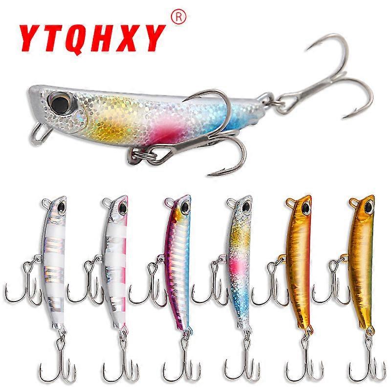 Lure Jigging Artificial Baits, Long Casting Glow-in-the-Dark Fish Attractant, 5-Pack, Sea Fishing Lures