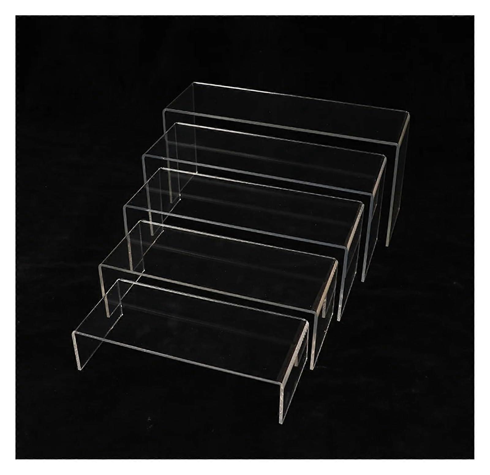 Ushaped transparent acrylic display stand, display shelf stand, showcase fixtures for figures (C)(D)