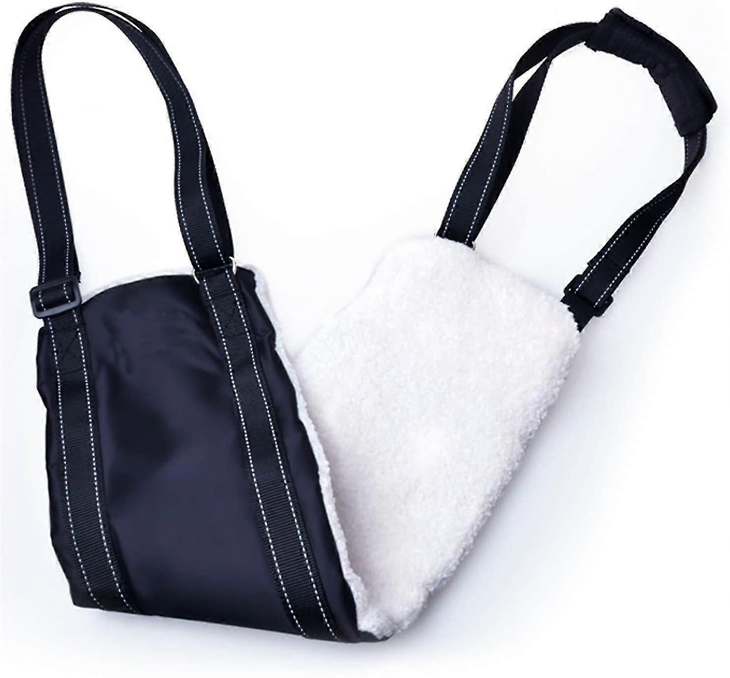 大型犬の移動補助具サポートスリング後足用スリング、ヒップリフティングハーネスペットを持ち上げる後部フロントリアL