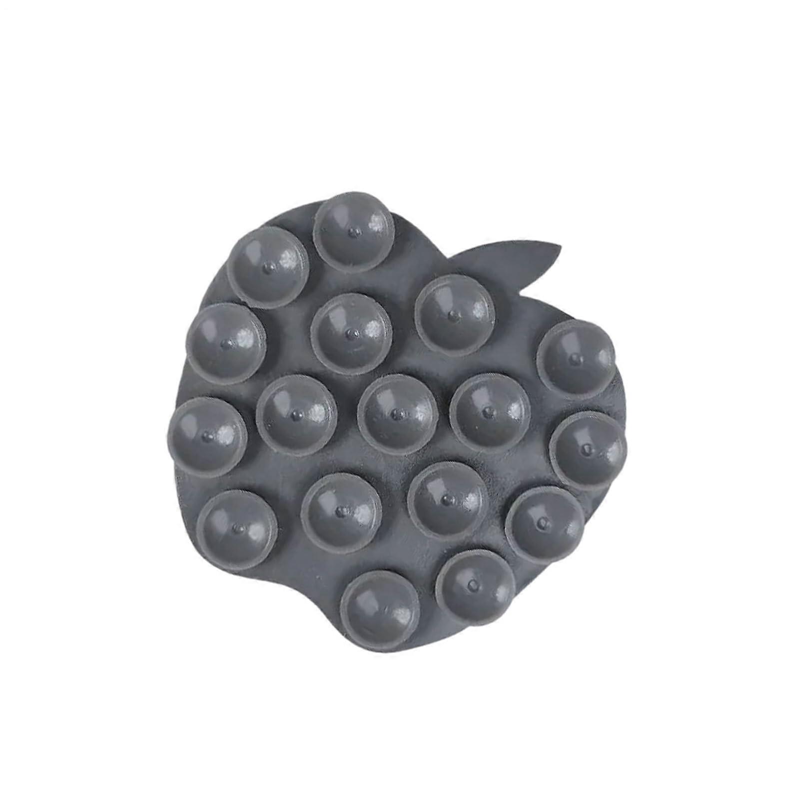 Silicone Suction Cup Phone Case Mount For Dashboard And Center Console Gray Compatible With Most Smartphones