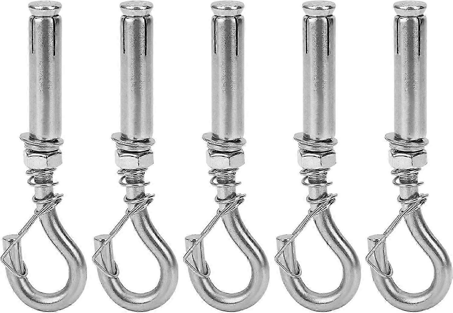 5Pcs Expansion Bolt Hook Expansion Ring With M8 Insurance
