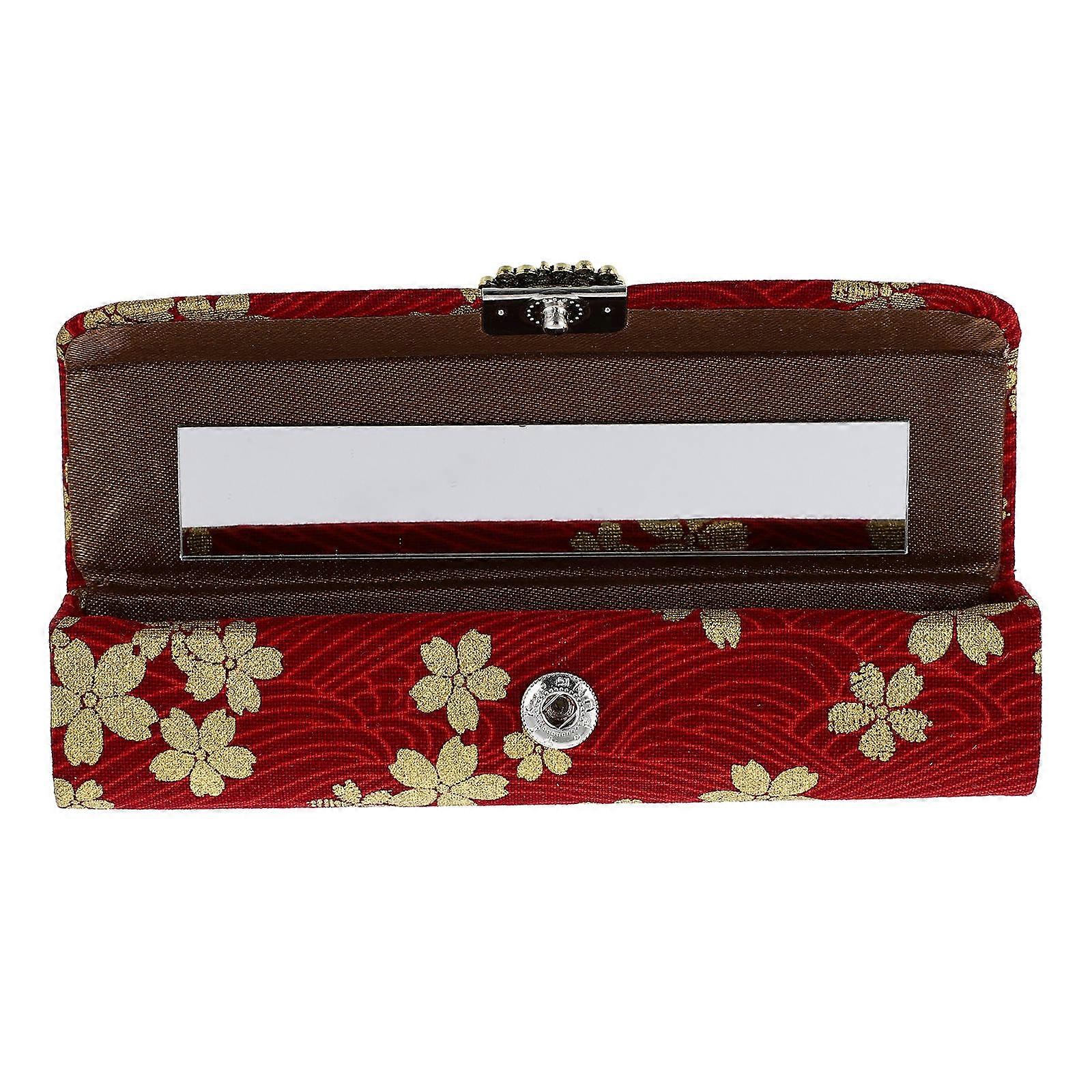 Mirror Design Lipstick Storage Box for Women – Portable Cosmetic Organizer for Travel, Birthdays, and Holidays