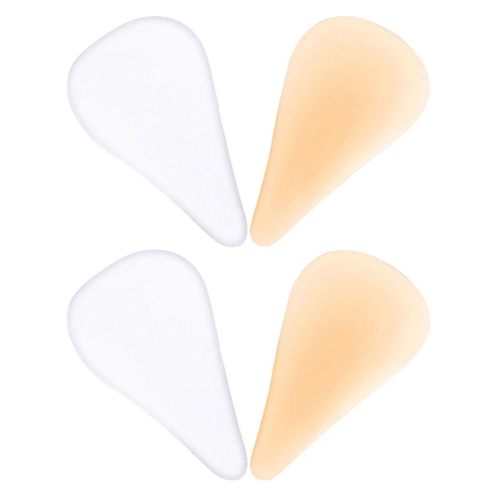4pcs Reusable Silicone Privacy Pads for Women – Waterdrop Shape, High Adhesion Concealer Stickers for Swimwear & Activewear, Invisible & Easy to