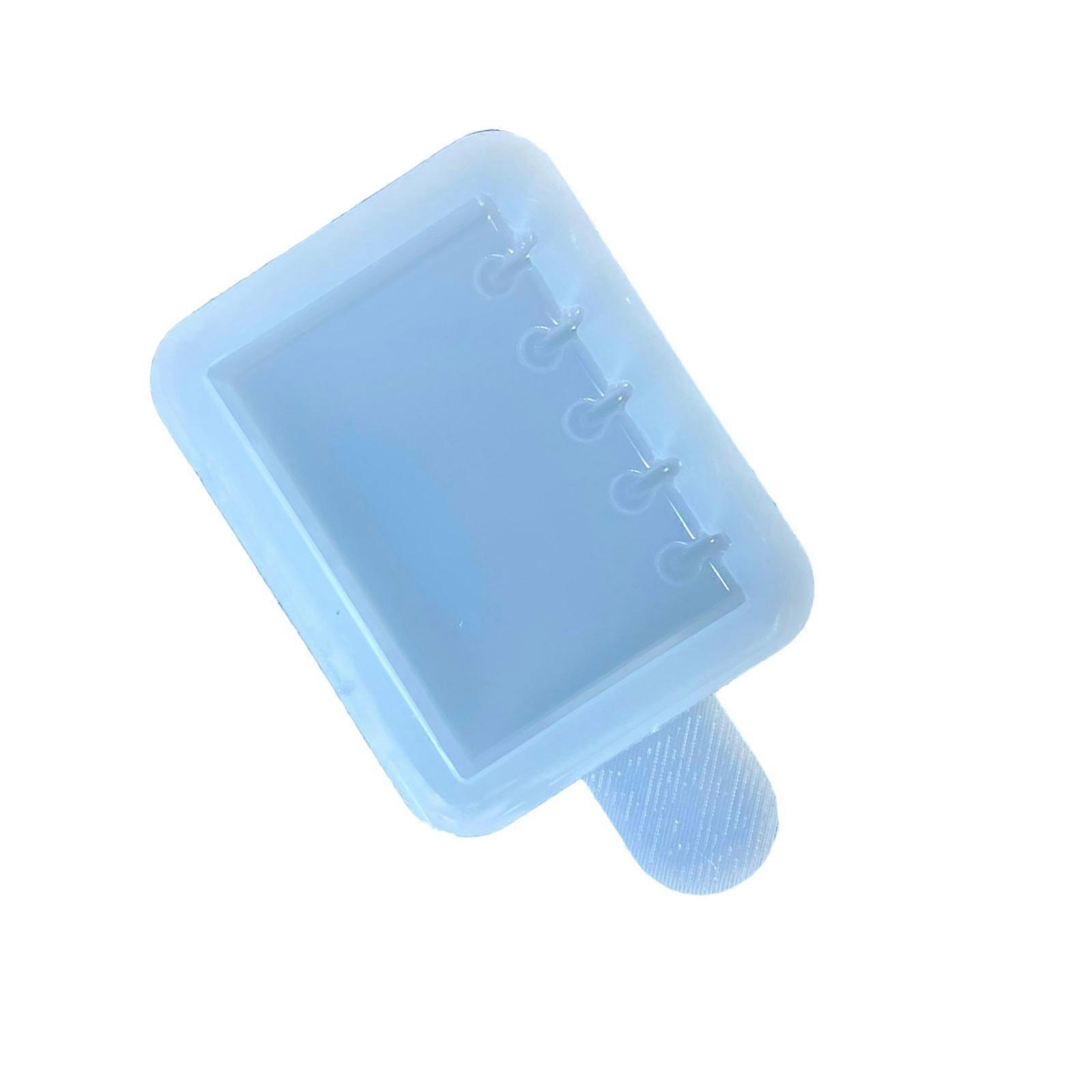 Easy Release Silicone Mold For Handmade Resin Bookmarks Labels Jewelry Charm Creative Notebook Accessory Crafting Multicolor