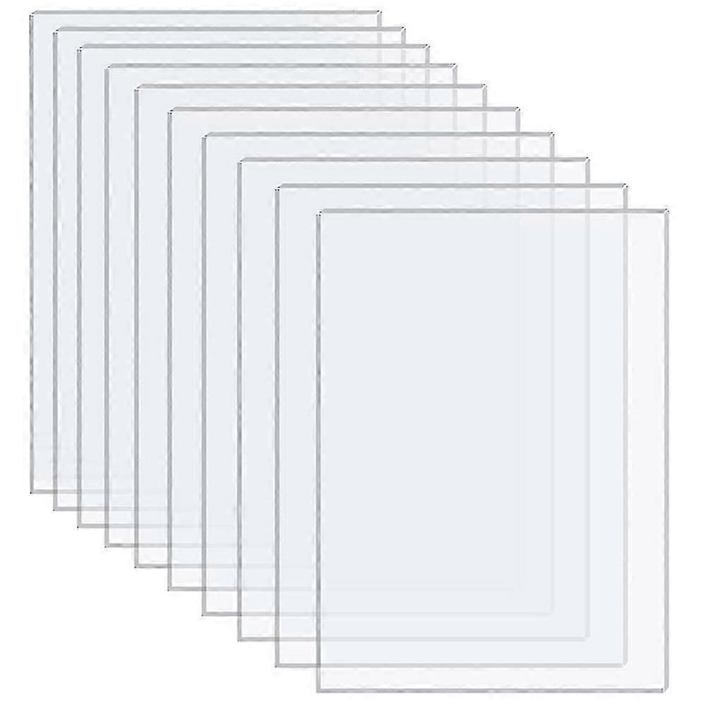 10pcs Clear Diy Acrylic Sheets Picture Frame Acrylic Panel Crafting Projects Acrylic Sheet-FCY