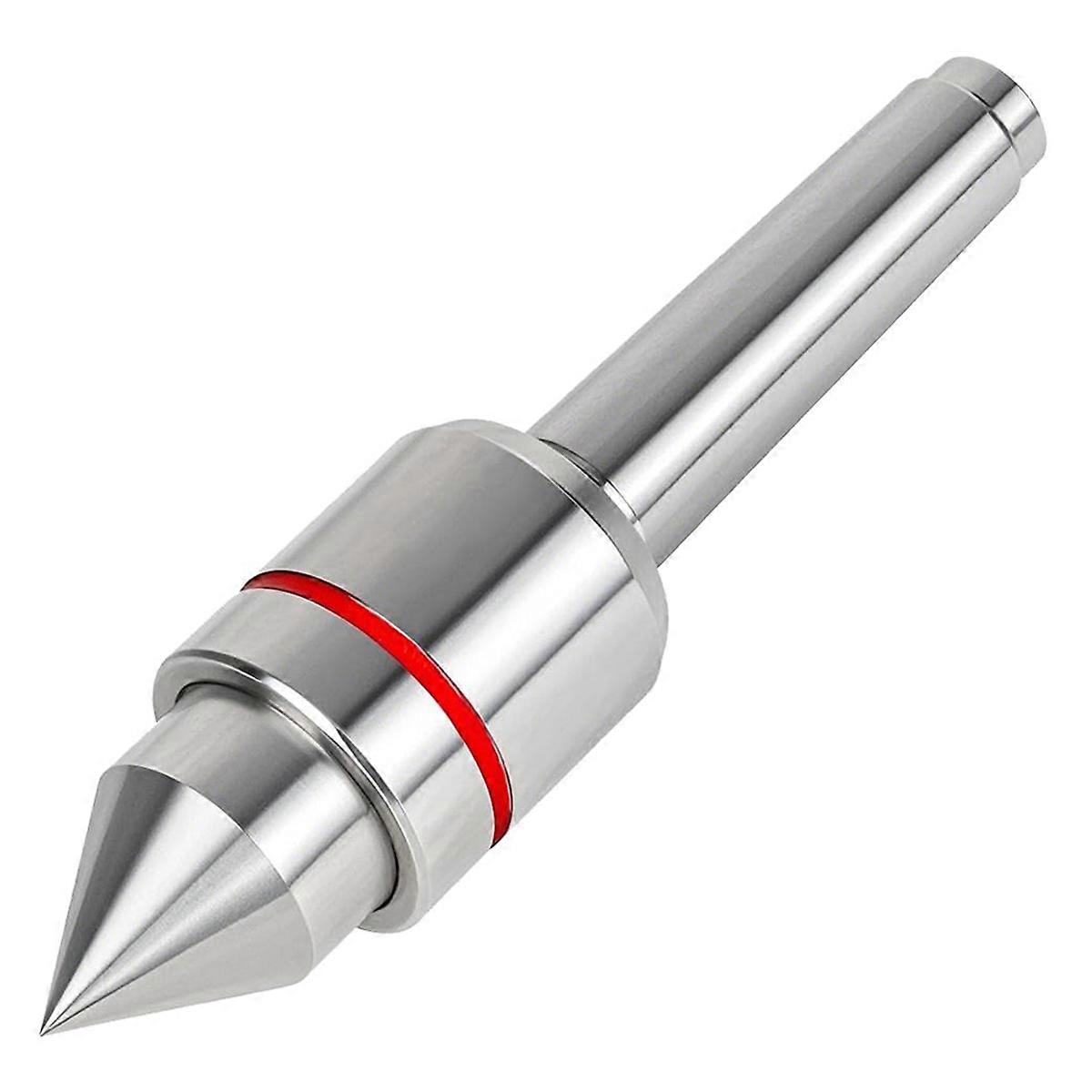 Heavy Duty 60° MT2 Live Center, 2MT Morse Taper Precision Rotary Live Revolving Milling Center Taper Lathe Tool