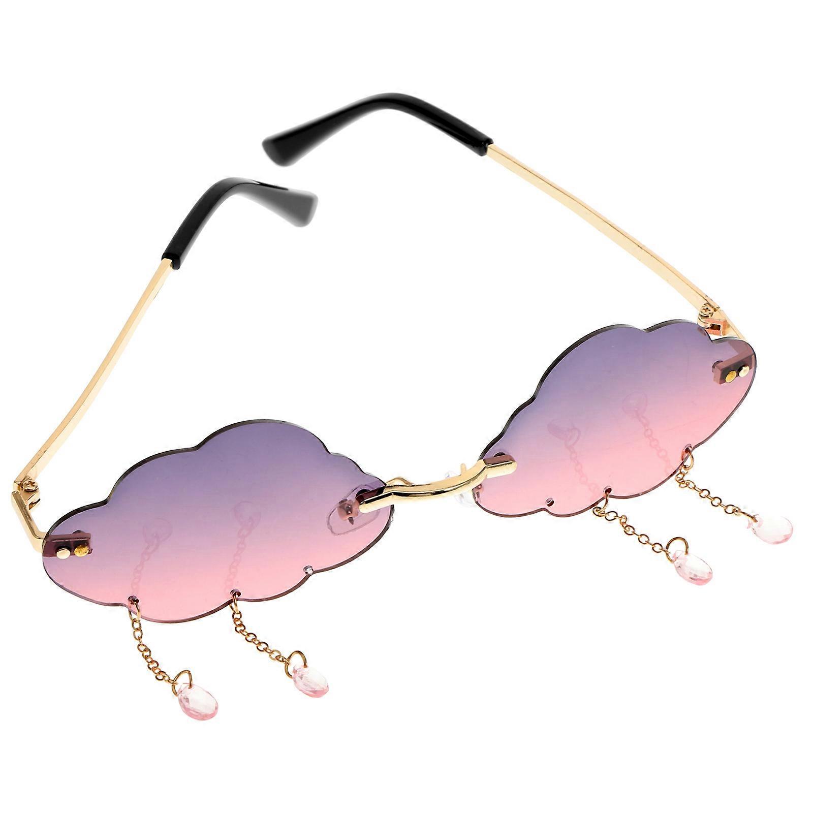 Durable PC Material Shell Sunglasses for Decoration Multi Color Lightweight Compact Size