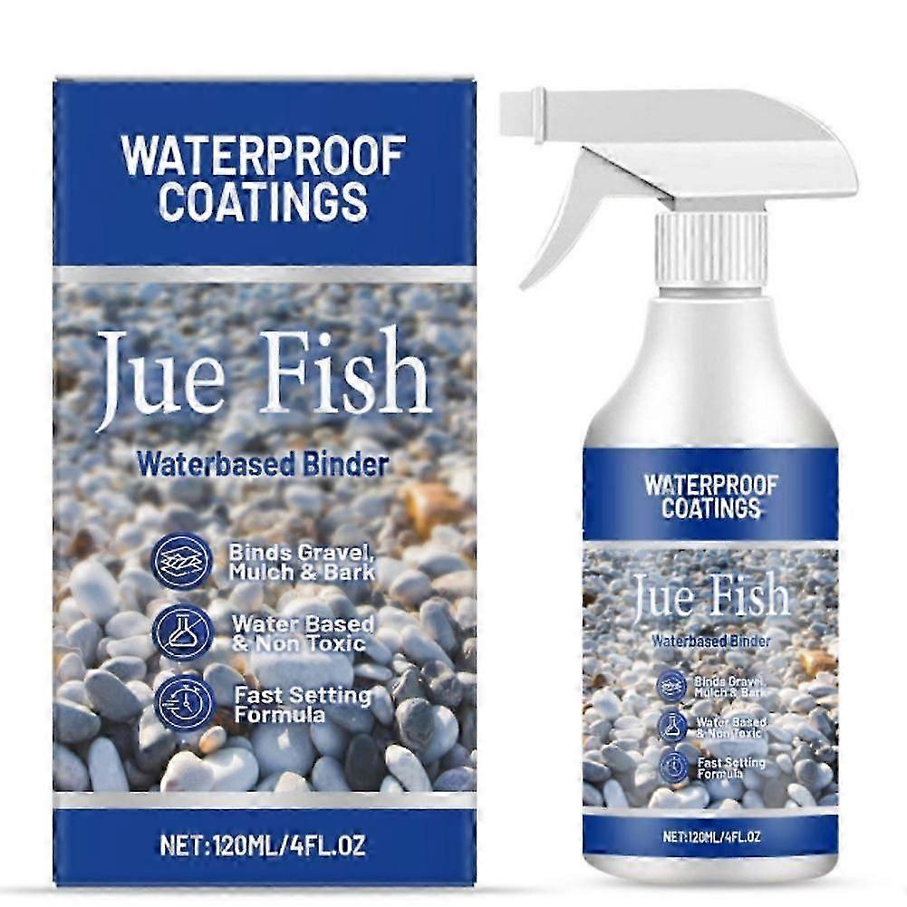 Gravel Binder Mulch Glue For Rocks Sealer Adhesive Stabilizer Waterproof Fast Drying Spray 120ml For Outdoor Yard Playground