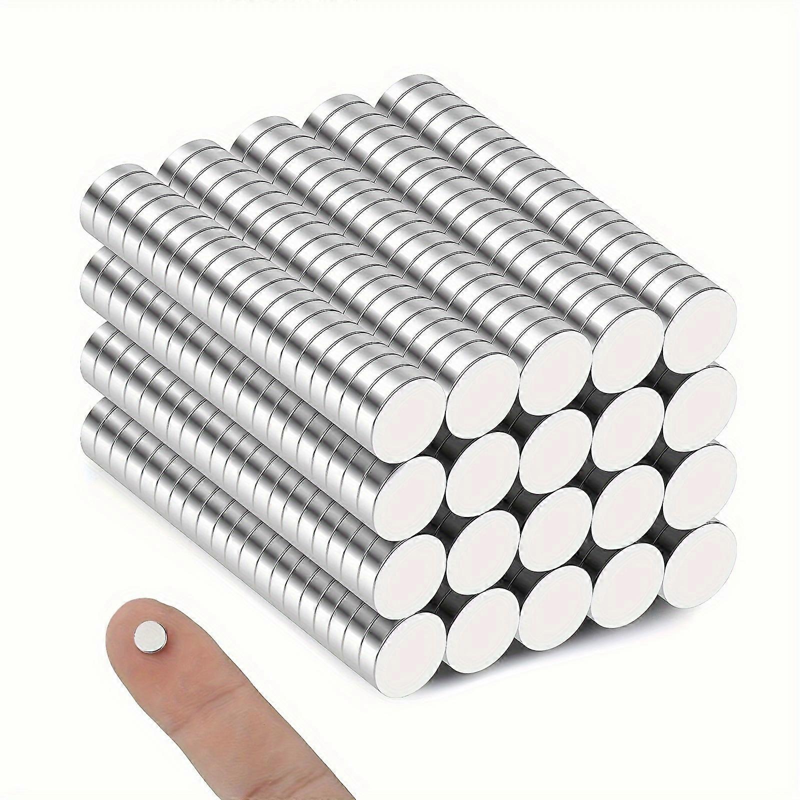 200 Pcs Strong Neodymium Mini Magnets 6x2mm N35 NdFeB Round Super Powerful Strong Permanent Magnetic Disc