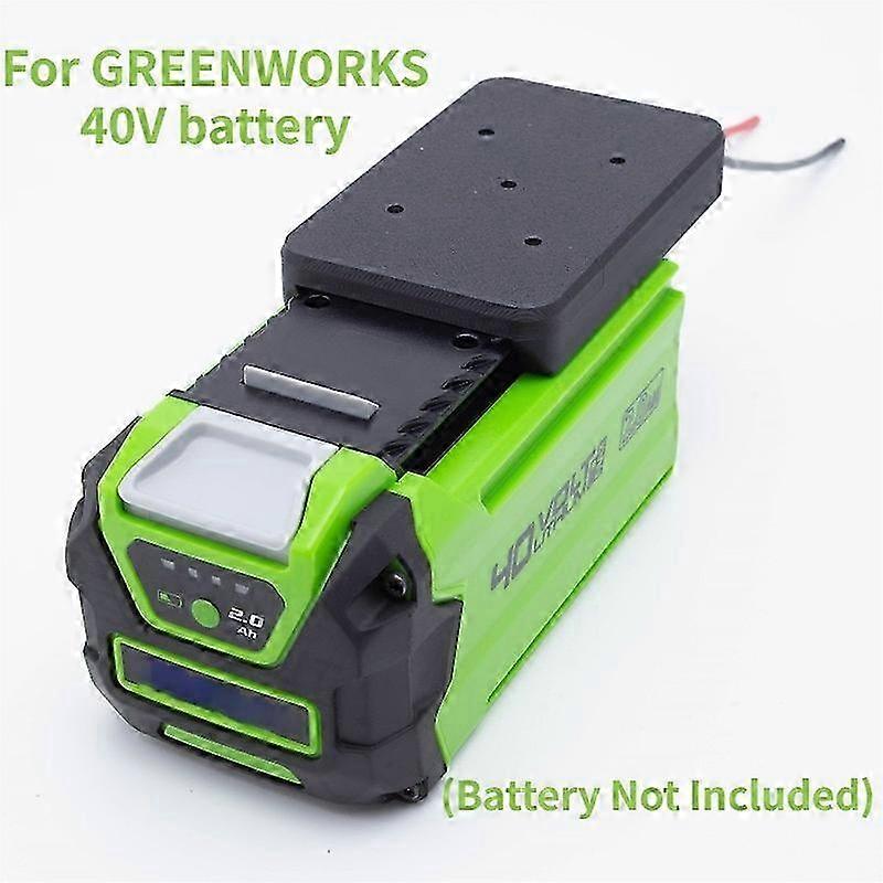 2025 Battery DIY Adapter For GREENWORKS 40V Li-Ion Battery Output Connector Converter (Battery Not Included)