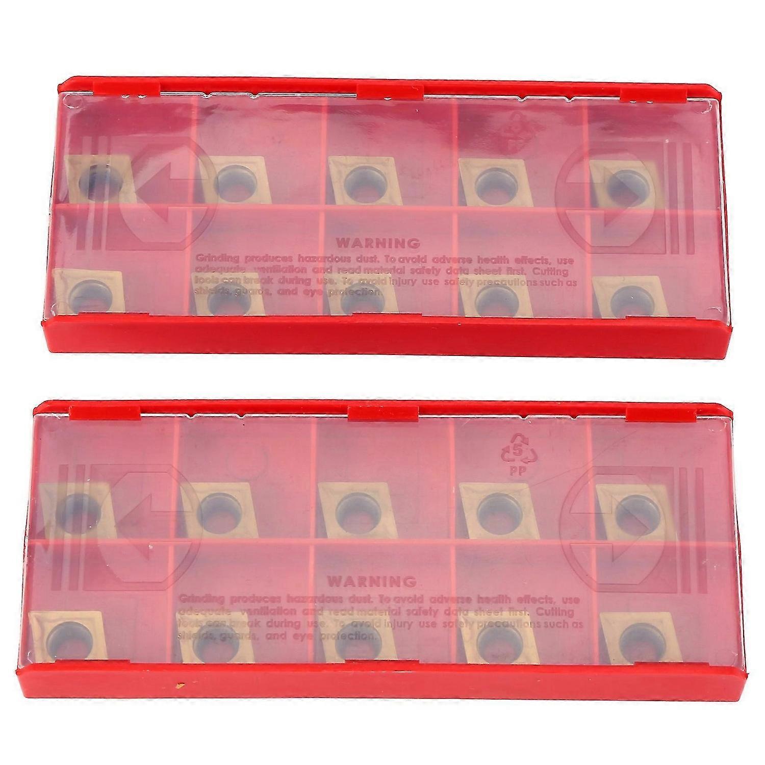 20PCS Carbide Insert CCMT09T304 CCMT32.51 US735 Metal Lathe CNC Tool