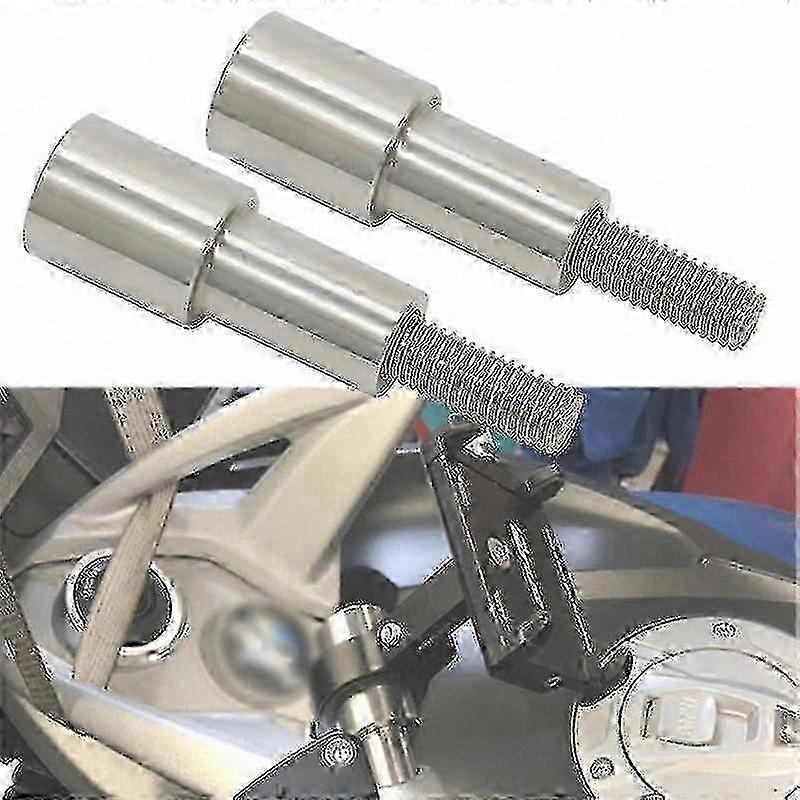 Universal Motorcycle Phone Riser Bracket Extension Rod for GPS Navigation Mount Compatible with Multiple Models