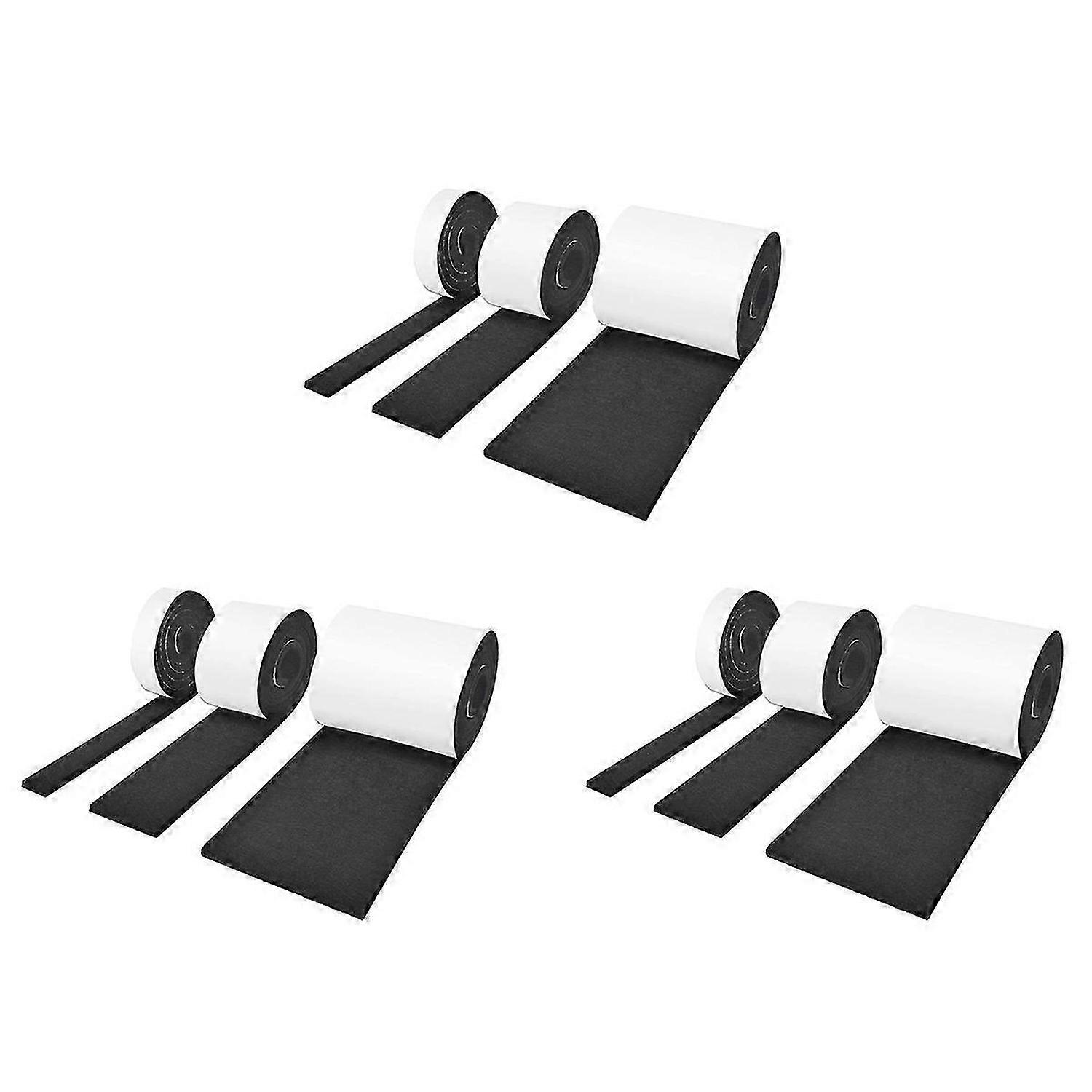 3 Rolls of Felt Gliders (100x10cm + 100 x 5 cm + 100x2cm),for Chairs