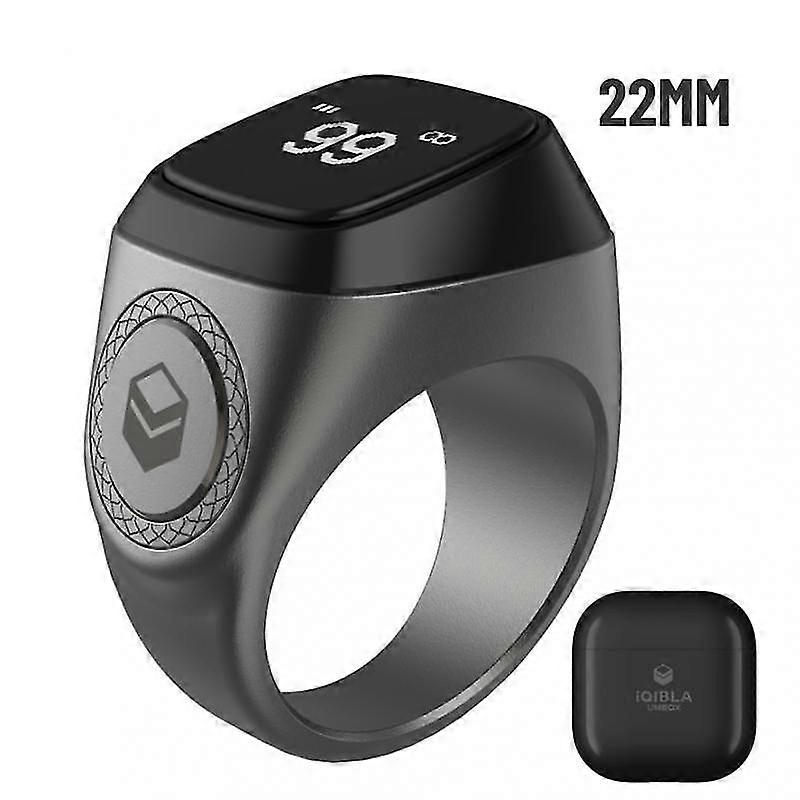 Iqibla Smart Tasbih Tally Counter For Muslims Zikr Ring Digital Tasbeeh 5 Prayer Time Vibration