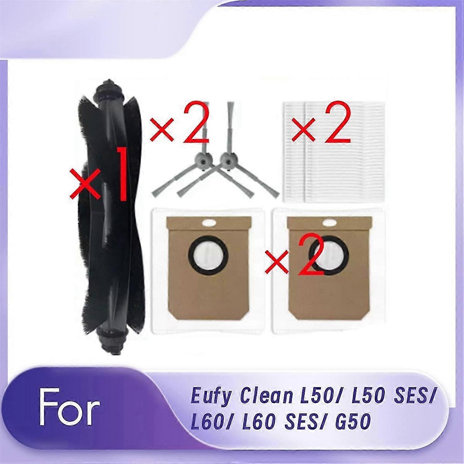 For Eufy Vacuum Cleaner Accessories Brush Filter Dust Bag Kit