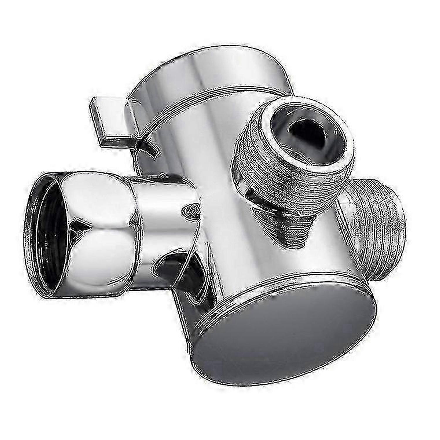Deviere de duș cu trei căi, crom luminos