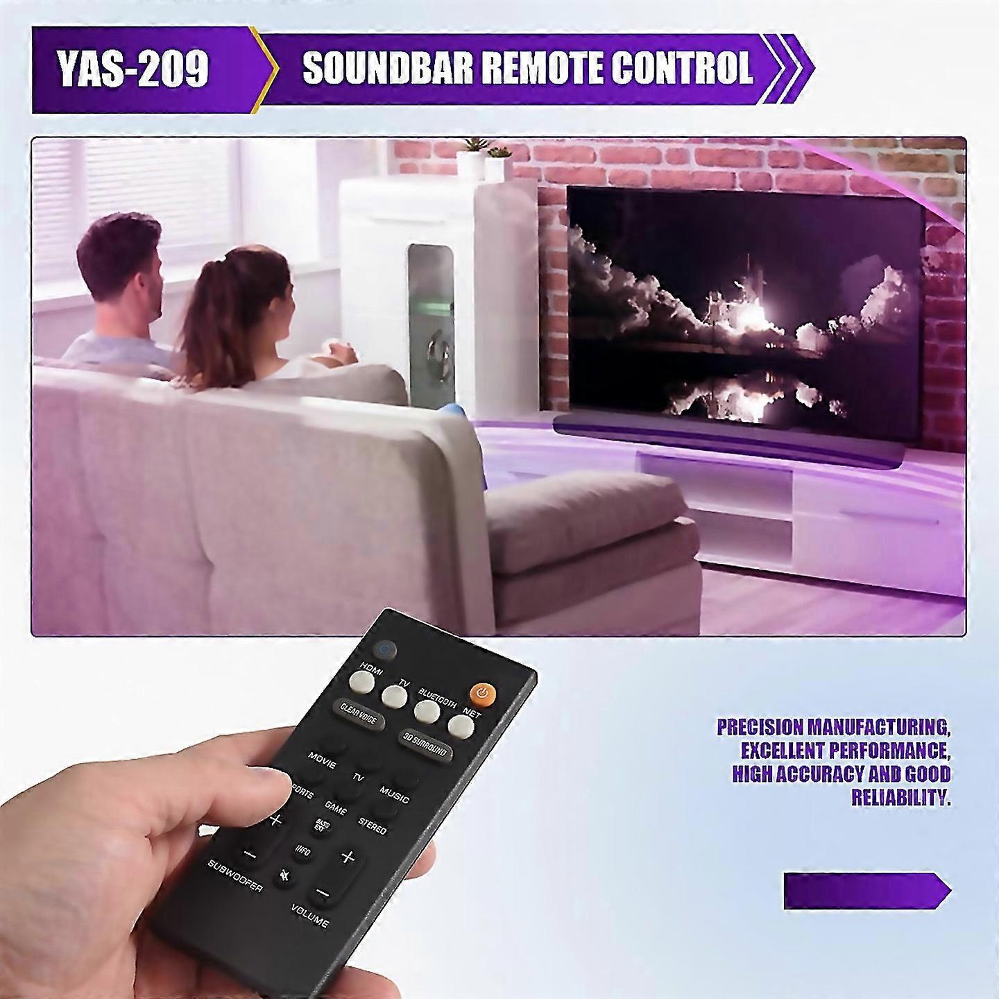 For Speaker Remote Control For Yamaha Yas209 Yas109 Echo Wall Audio Remote Control Ats209