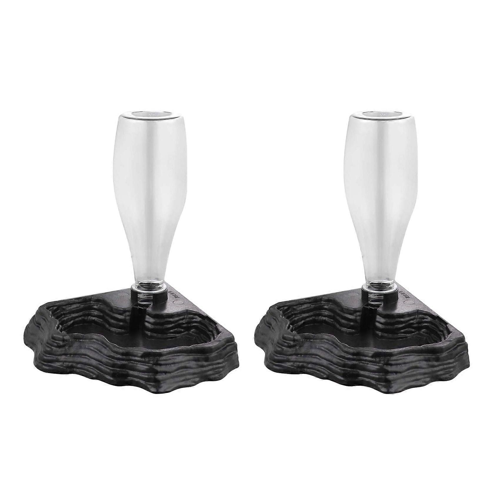 2X Reptile Water Feeder Automatic Water Dispenser Waterer Feeding for Turtle Frog Bearded Lizards Ge