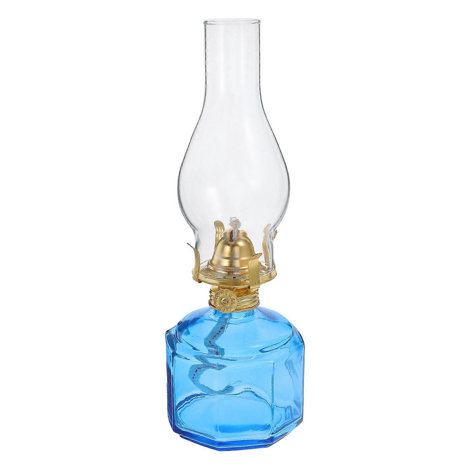 Indoor Use Rustic Oil Lamp Vintage Kerosene Lamp for Emergency 2Sets