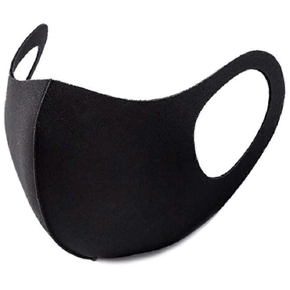 Reusable Unisex Face Mask Mouth Nose Protective Shield Breathable Pollution Face Guard Black