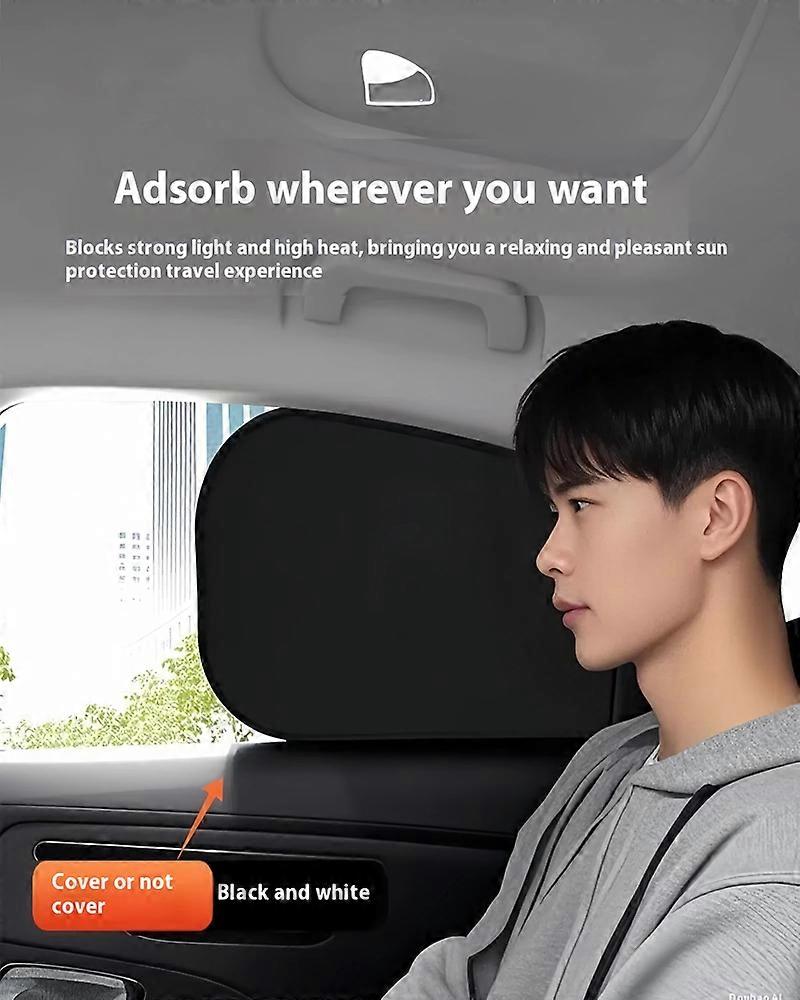 unique Electrostatic Sunshade UV Protector Self Adhesive Car Side Window Mesh Sun Visor Summer Protection Film Window Privacy Curtain