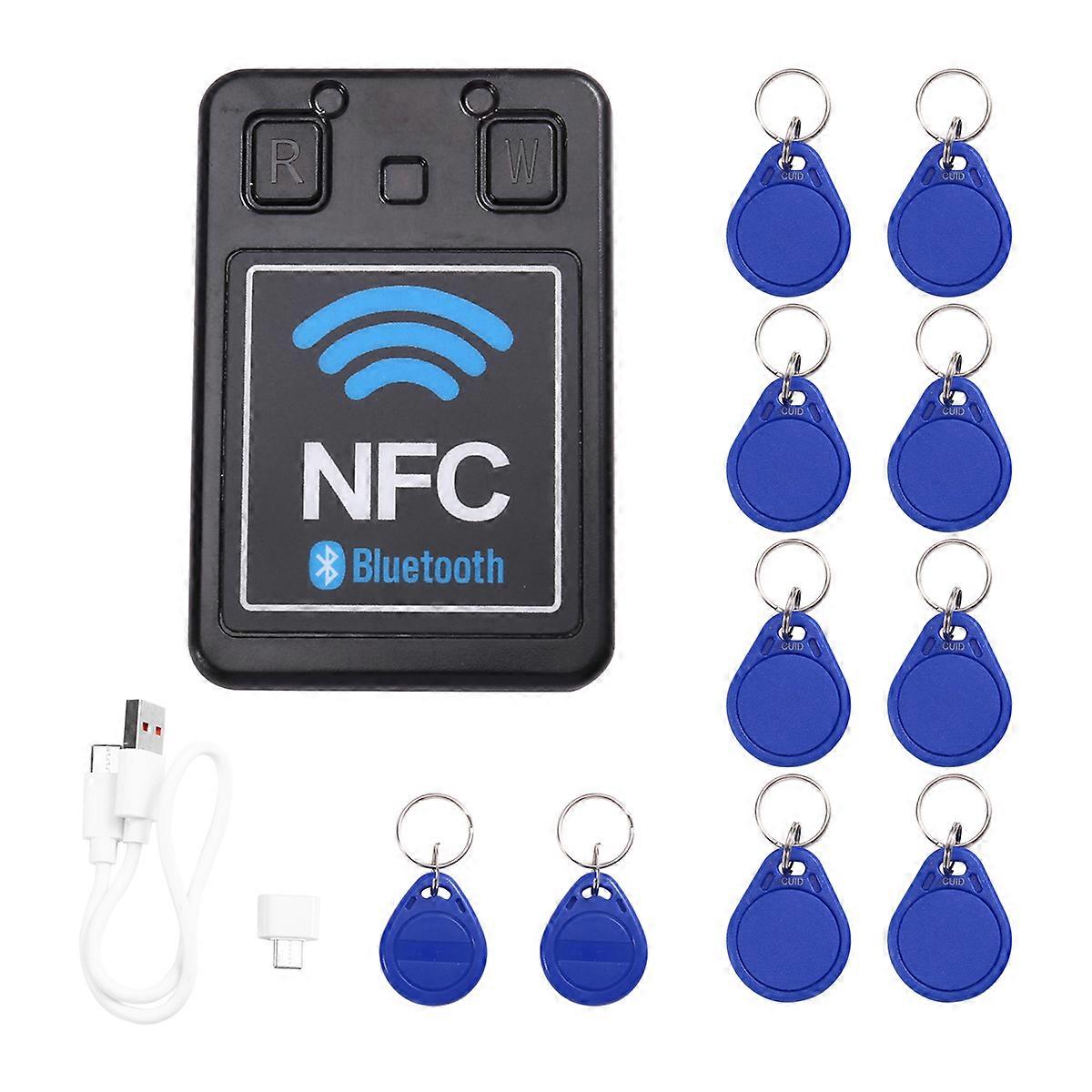 NFC-PRO Dual-Band Bluetooth + Applet RFID Smart Chip Card Copier Encryption Key Reader 13.56Mhz 125K