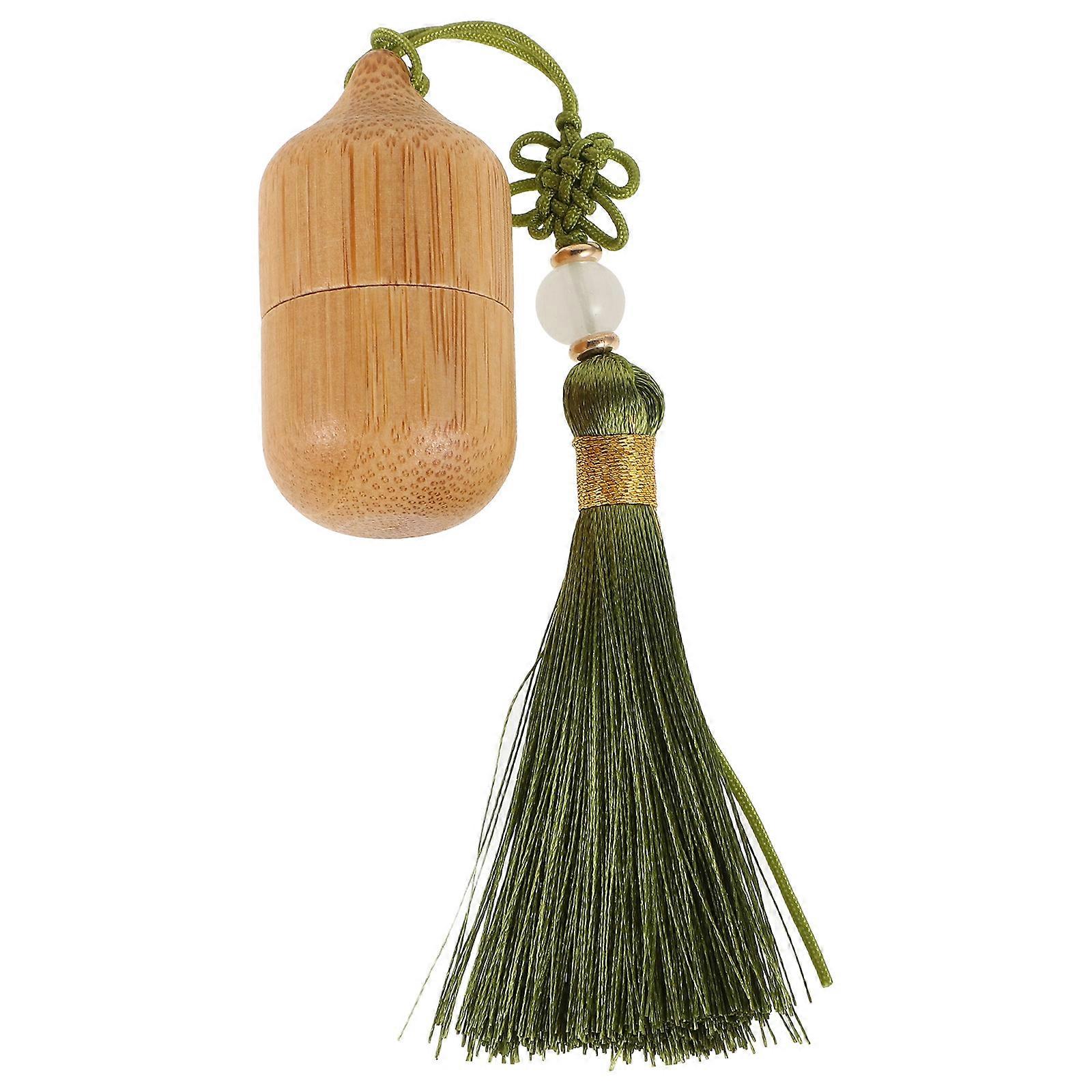 5Pcs Bamboo Essential Oil Roller Bottles Light Brown For Perfume Daily Use Featuring Leakproof Easy Application