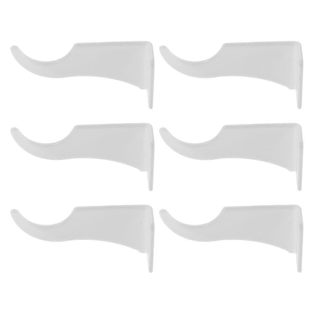 12 Pcs Radiator Towel Rail Hooks Ideal For Hanging Towels And Coats In Bathroom With Rectangular White Design For Space Organization