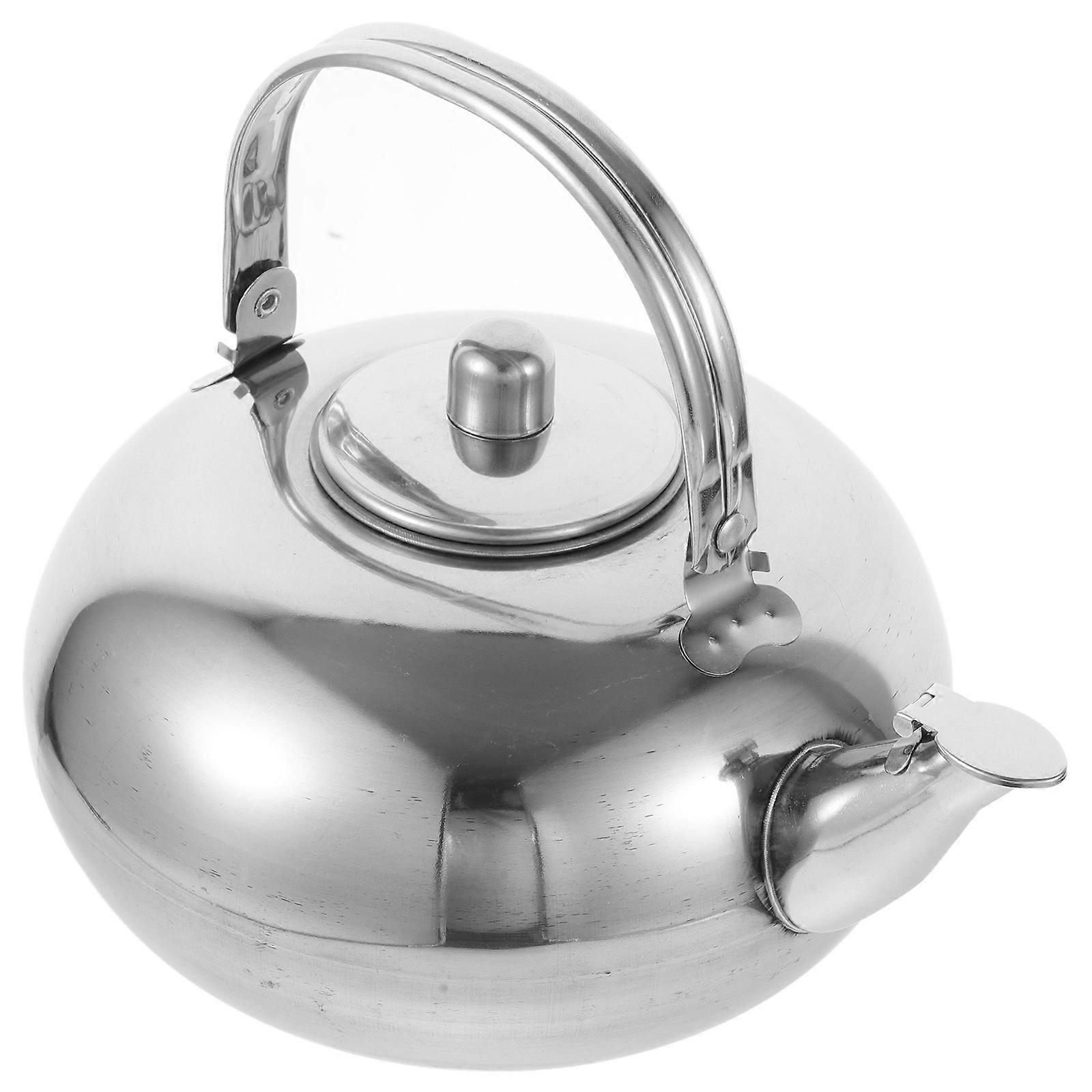 Stainless Steel Tea Kettle with Infuser Whistling Kettle 2Pcs for Boiling