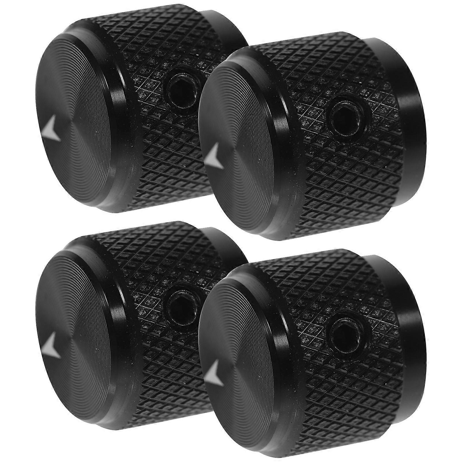 8Pcs Volume Control Knob Caps Replacement For Guitar And Power Amplifiers With Round Shape And Durable Design