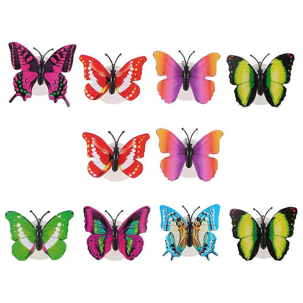 Decorative Lamp Butterfly-Pattern Night Light for Decoration 60Pcs