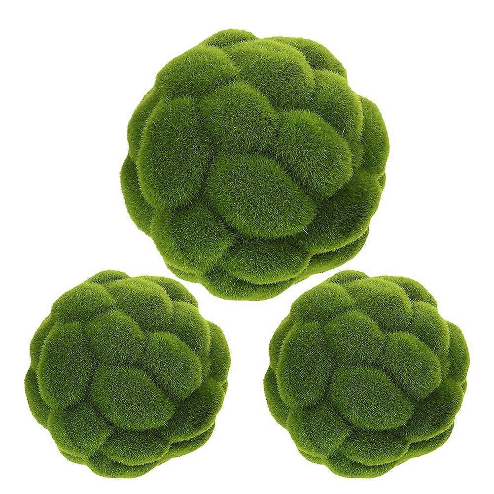 Green balls Decorative Artificial Plant Ball for Decoration 9Pcs Set