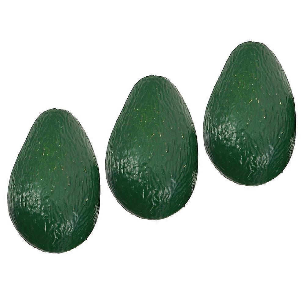 Decorative Artificial Fruits Realistic Avocado Models for Decoration 6Pcs