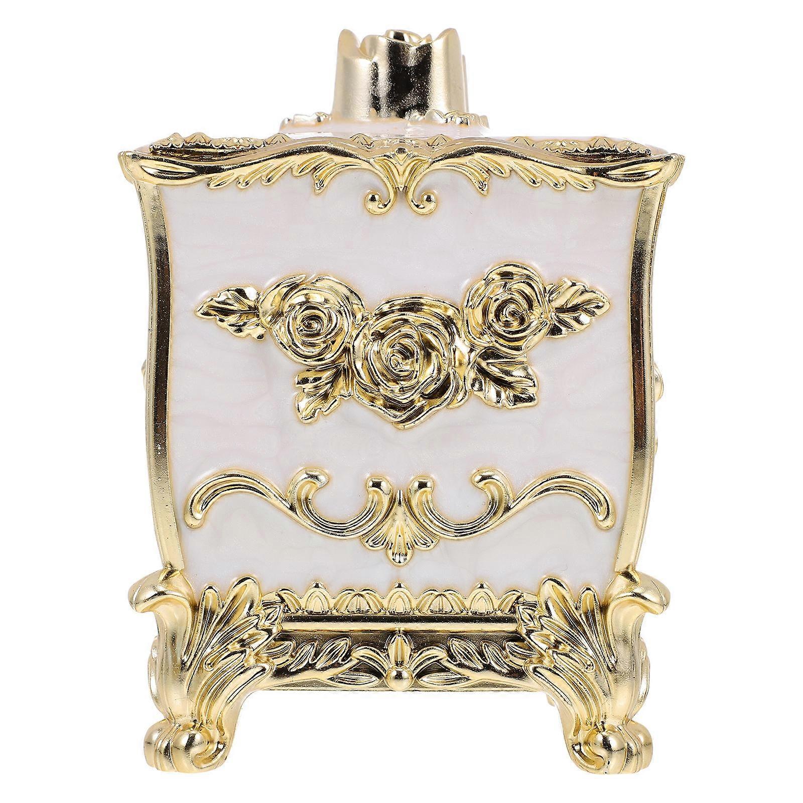 Plastic Cotton Pad Box for Household Makeup Storage with 4Pcs Set