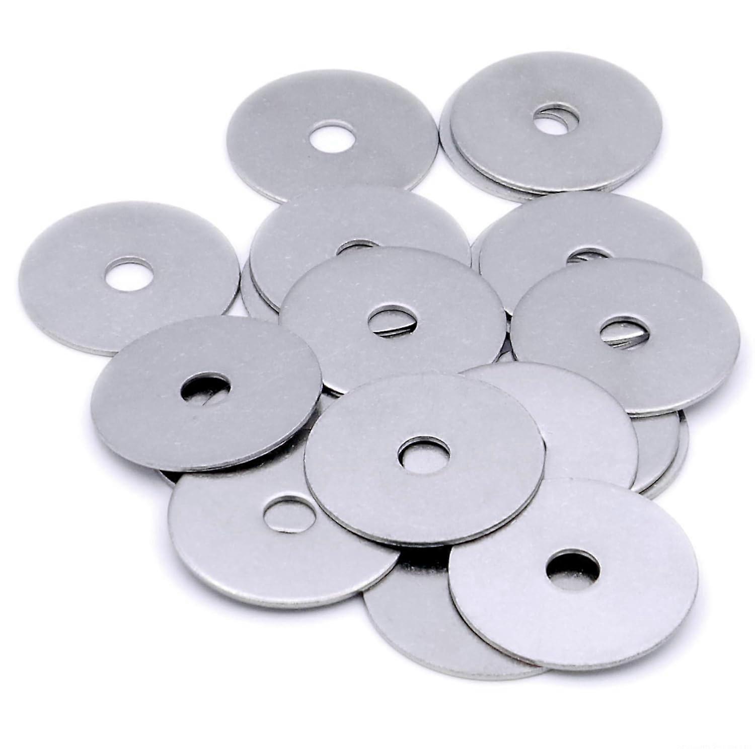 Rondelles de réparation plates M10 (grand diamètre extérieur) - Acier inoxydable (A2) (paquet de 20)